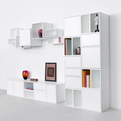 Modular floor-standing shelving I Cubit